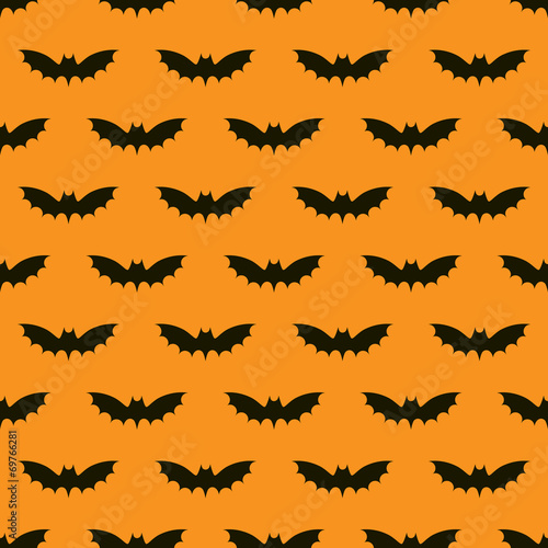 Bats seamless background © simo988