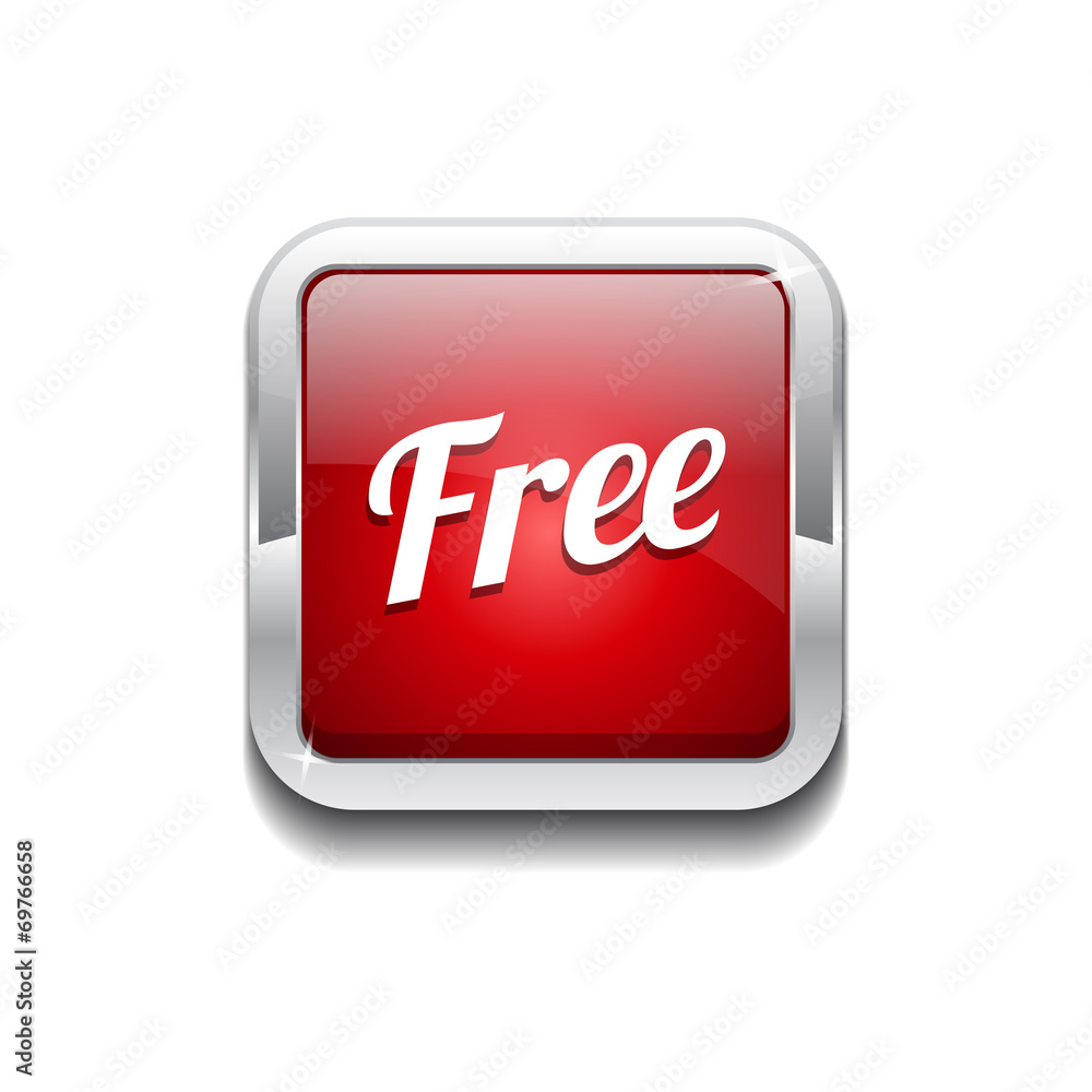 Free Glossy Shiny Rounded Rectangular Vector Button Free Glossy Shiny Rounded Rectangular Vector Button