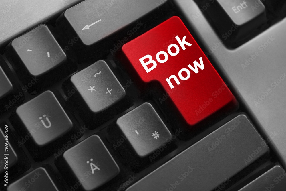keyboard red button book now travel keyboard red button book now travel