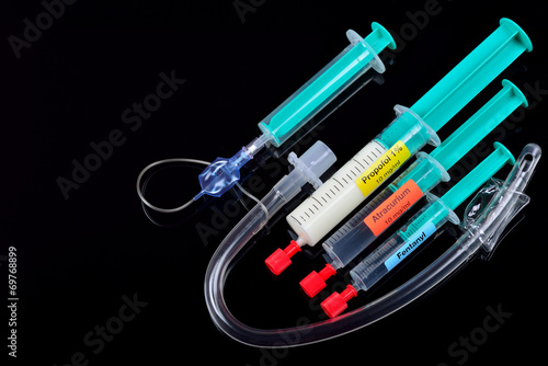 Preparation for anaesthesia induction