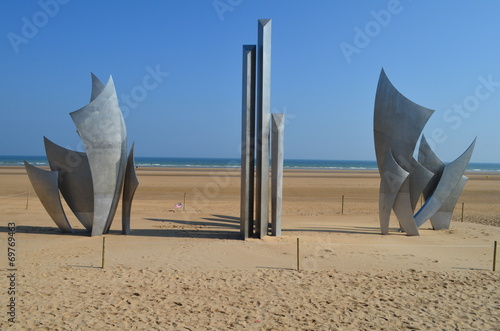 Plage d'Omaha beach (Normandie) photo