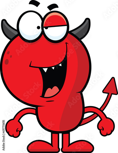 Cartoon Devil Mischievous