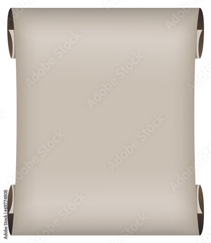 Old paper scroll