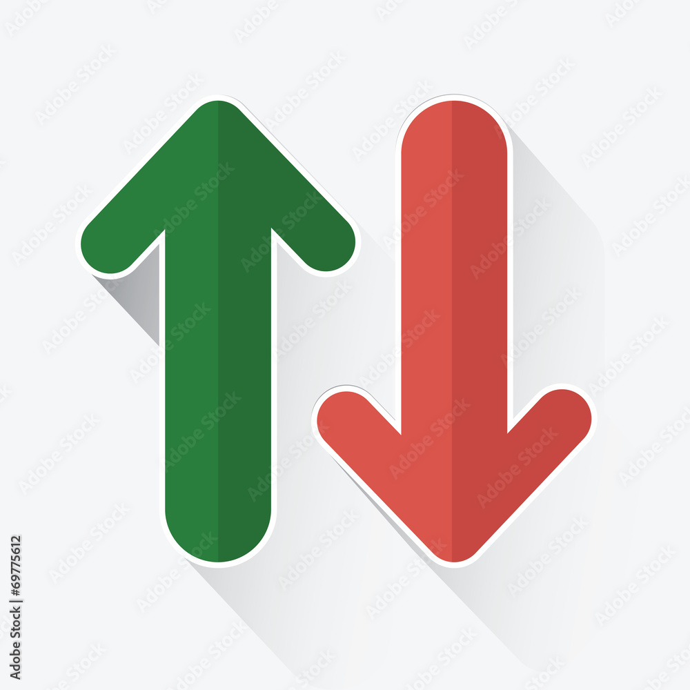 Arrow design on white background,vector Arrow design on white background,vector