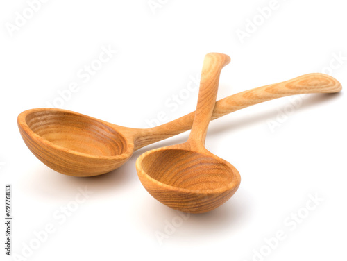 Vintage wooden spoons photo