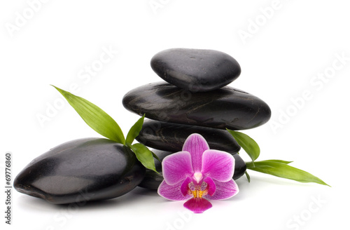 Shinny pebbles balance. Spa and healthcare concept.