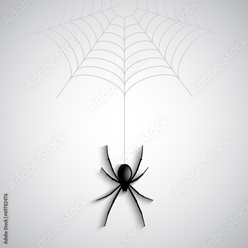 Halloween spider background