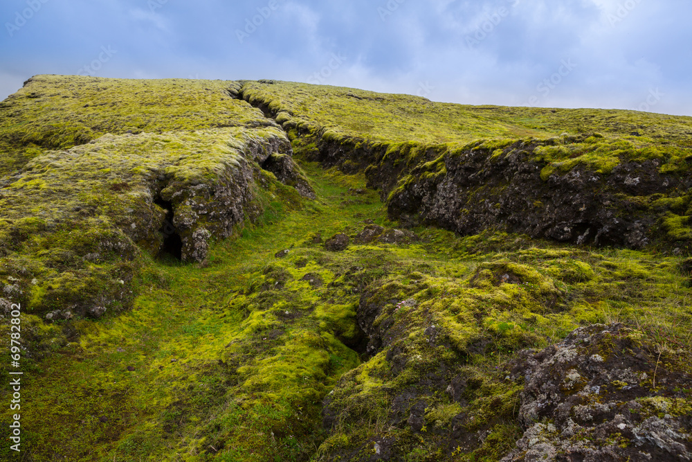 Panorama of Icelandic mountains Panorama of Icelandic mountains