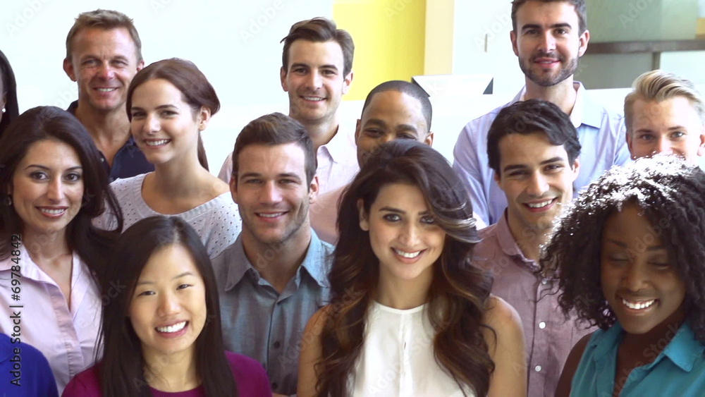 Portrait Of Multi-Cultural Office Staff Casually Dressed Portrait Of Multi-Cultural Office Staff Casually Dressed