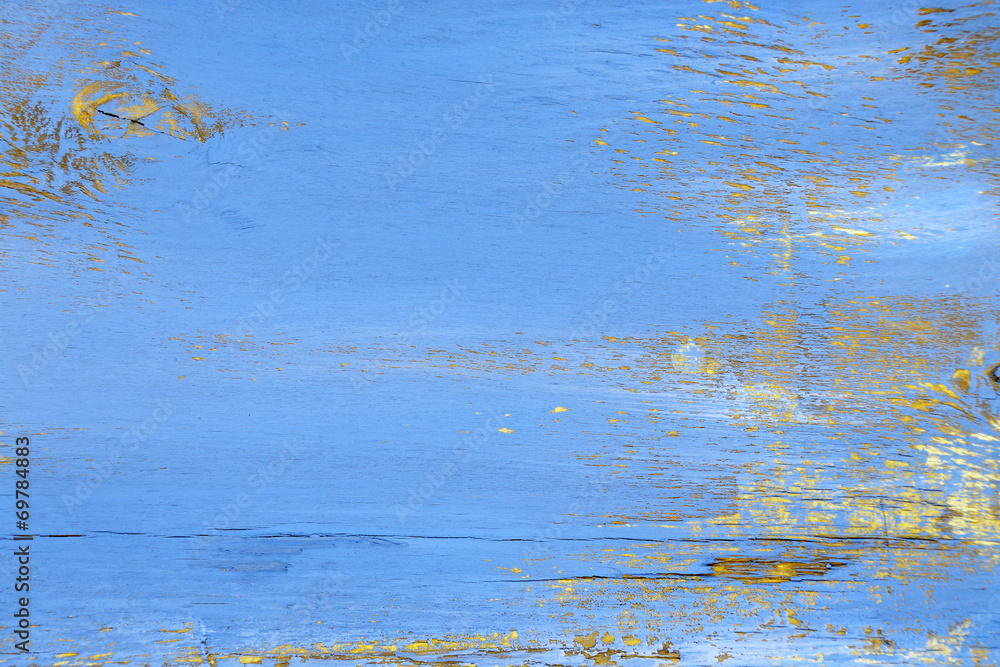 Fototapeta premium Blue old wooden background