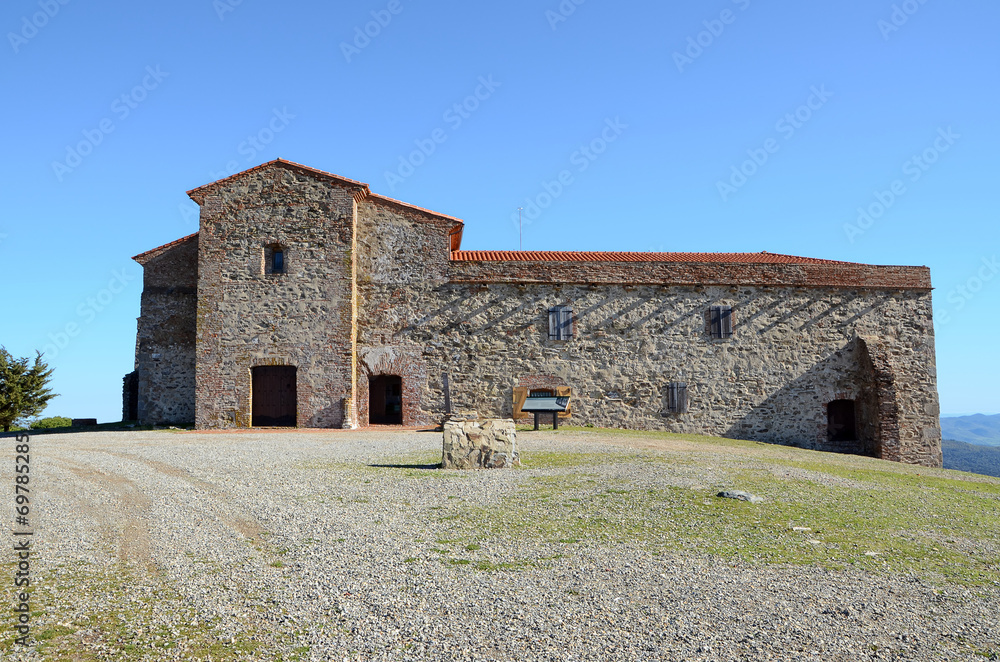 Tentudía monastery facade Tentudía monastery facade