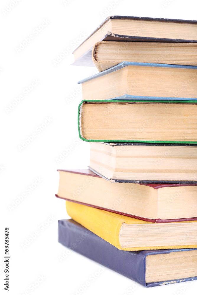 Books isolated on white Books isolated on white