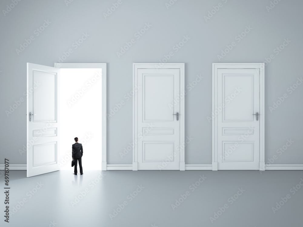 three closed doors three closed doors