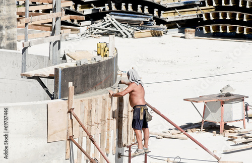 Tableau sur toile Worker