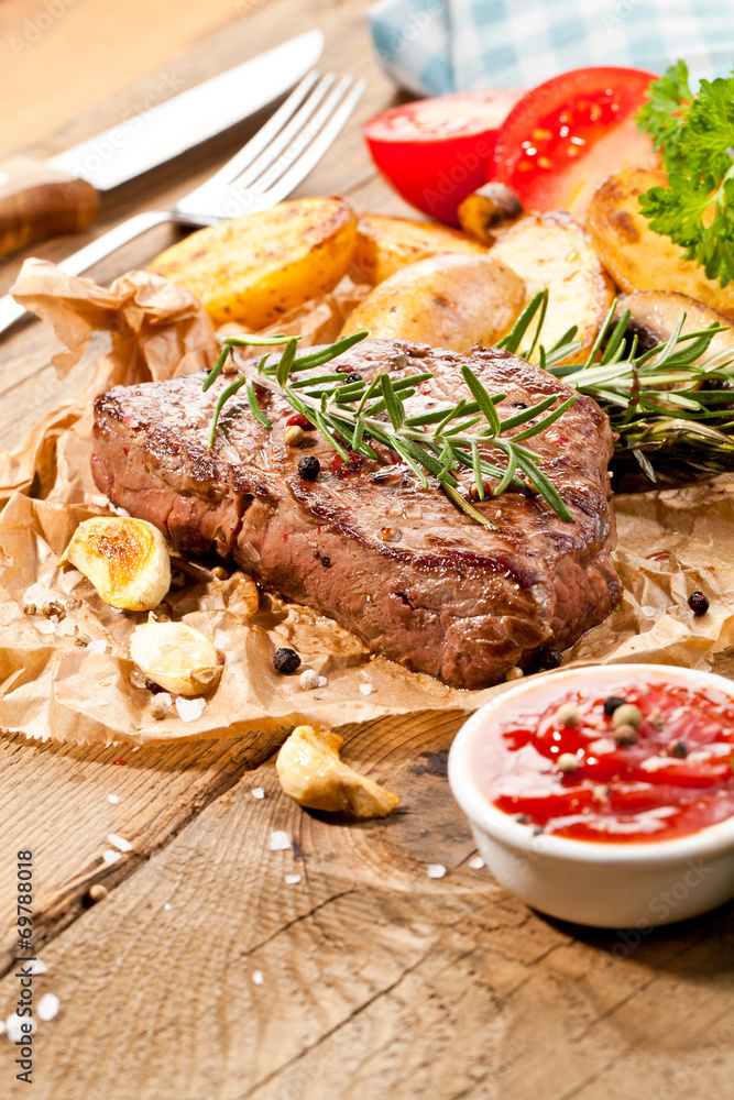 irisch rinder steak mit bratkartoffeln irisch rinder steak mit bratkartoffeln