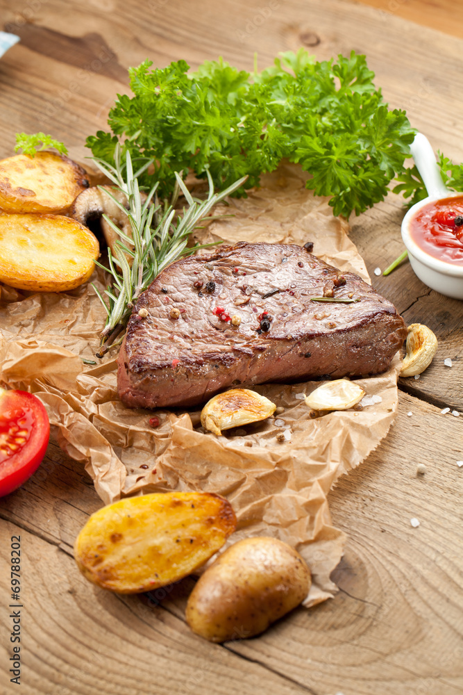 irisch rinder steak mit bratkartoffeln irisch rinder steak mit bratkartoffeln
