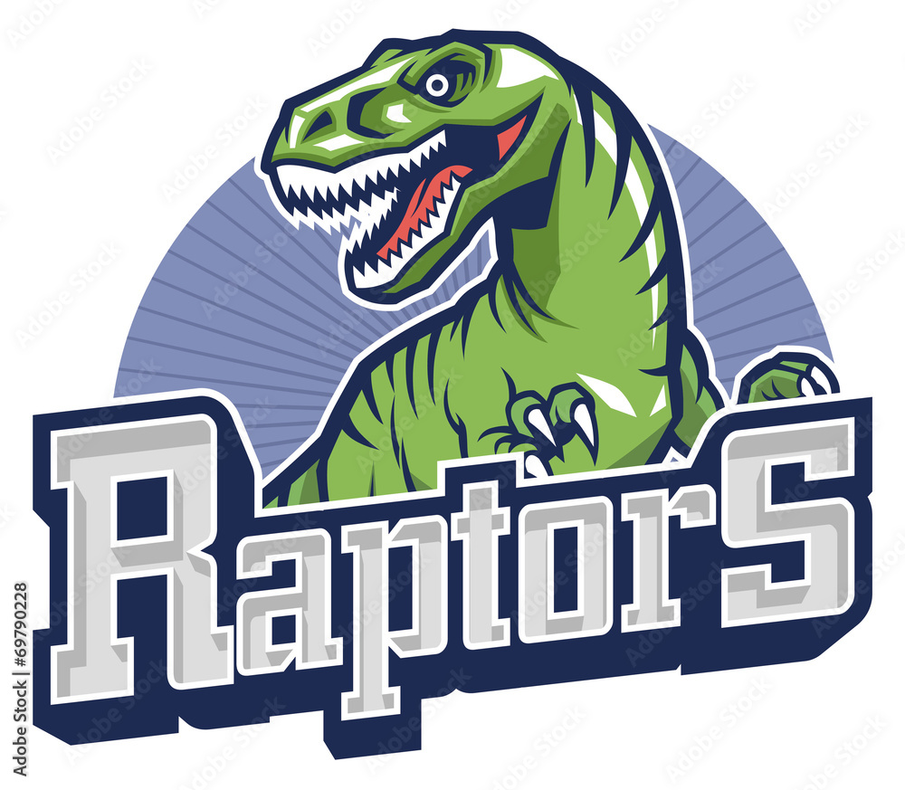 Obraz premium raptor mascot
