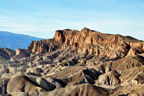 Zabriskie point in Death Valley National Park, California USA