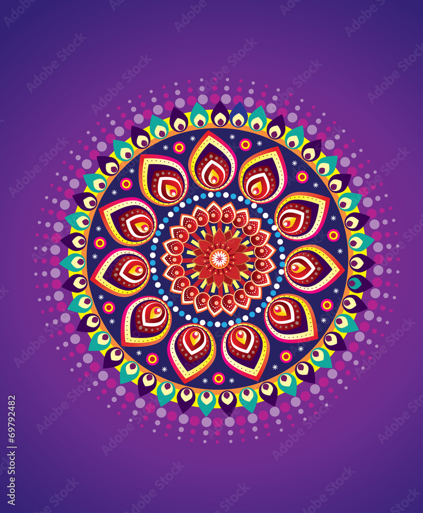 Flower pattern mandala Flower pattern mandala