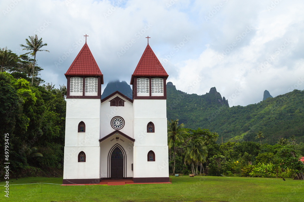 Cathedral in French Polynesia