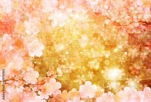 梅　桜　年賀状
