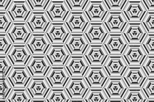Hexagonal Abstract Design