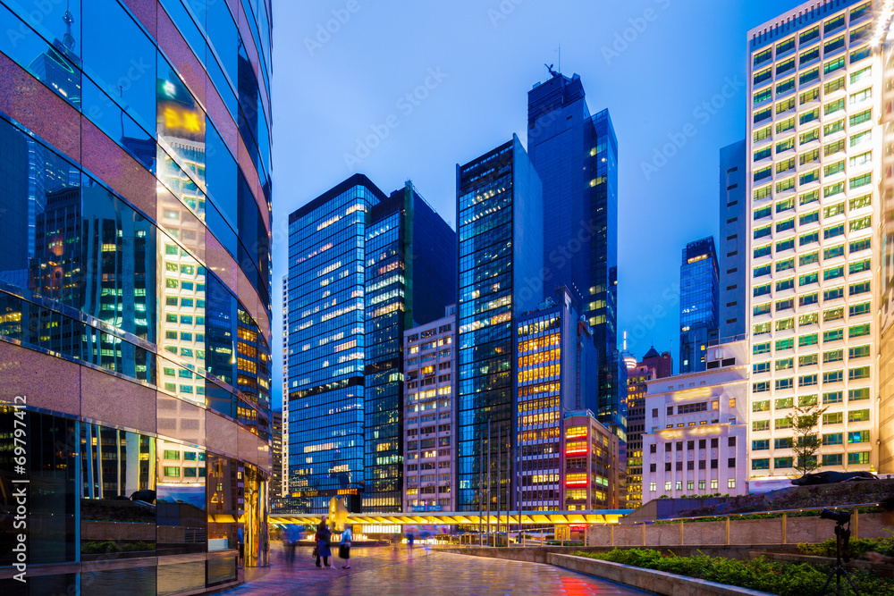 Fototapeta premium Architecture in Hong Kong