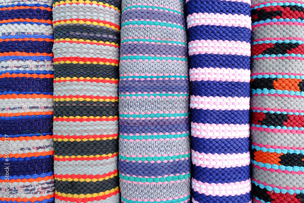 carpet background or texture with stripes in many colors carpet background or texture with stripes in many colors