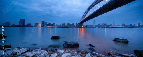 Photography Bridge at night at