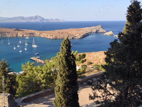 Hafen von Lindos photo