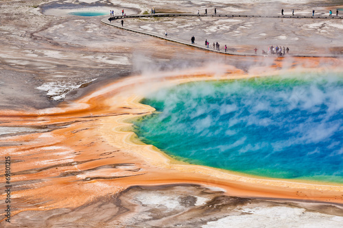 USA - Yellowstone NP, prismatic pool