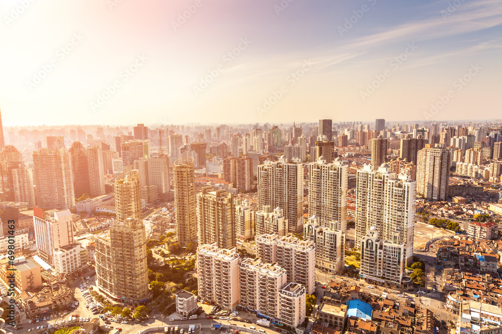 Fototapeta premium Shanghai skyline