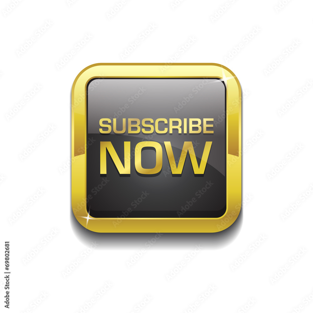 Subscribe Now Glossy Shiny Square Vector Button Subscribe Now Glossy Shiny Square Vector Button