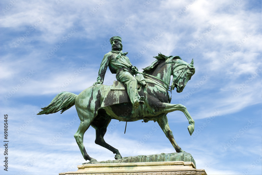 Equestrian statue of Giuseppe Garibaldi in Siena Equestrian statue of Giuseppe Garibaldi in Siena