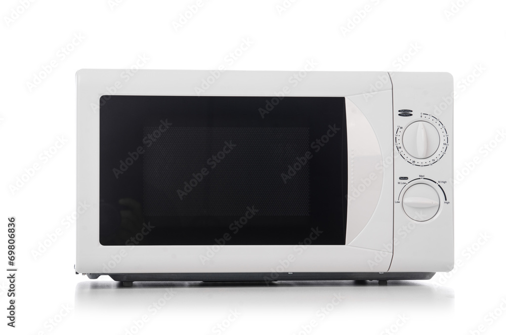 Microwave oven on the table Microwave oven on the table