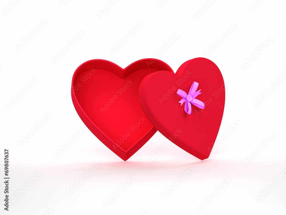 Heart shaped gift box Heart shaped gift box