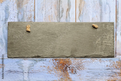 Blank slate shabby chic sign