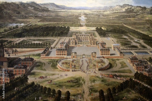 Versailles Palace And Gardens- Painting
