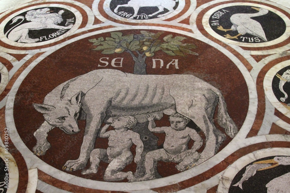 Duomo di Siena - wheel of Fortune Panels