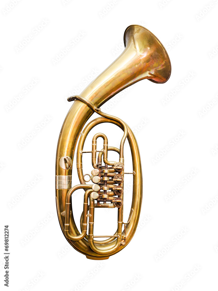 Obraz premium Trumpet isolated
