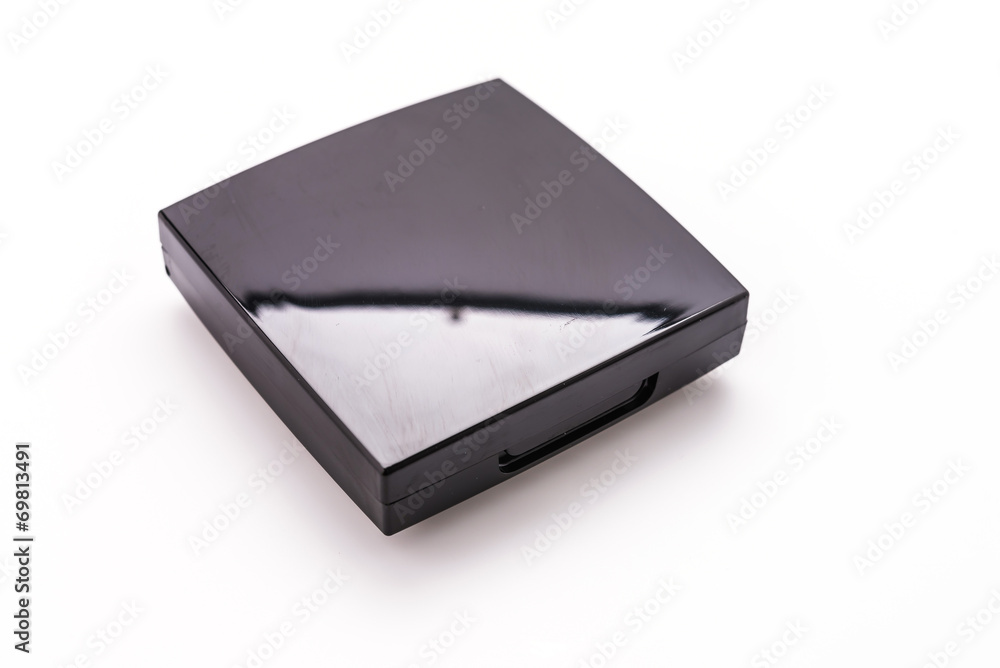 Fototapeta premium Powder face cosmetic isolated on white background