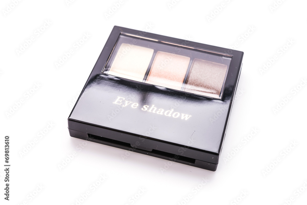 Eye shadow cosmetic isolated on white background Eye shadow cosmetic isolated on white background