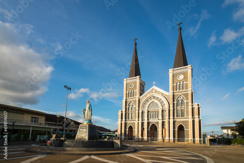 Cathedral in Chanthaburi province, Thailand.