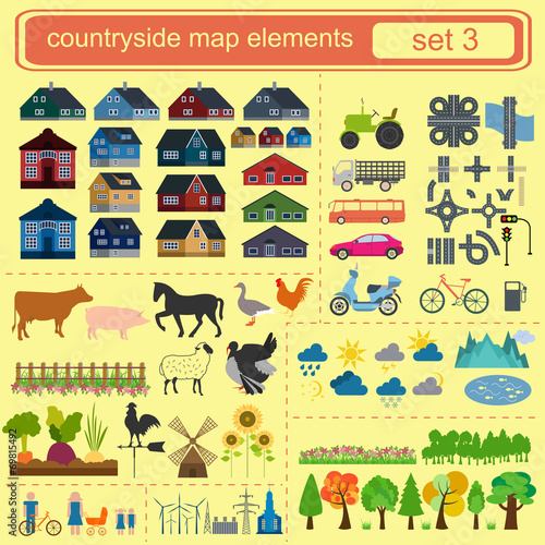 Contryside map elements