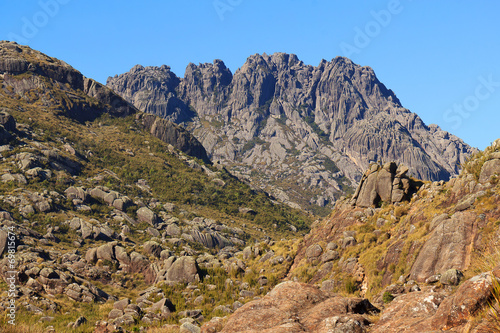 Peak Agulhas Negras (black needles) mountain landscape, Itatiaia