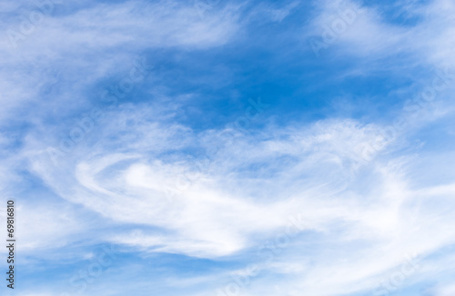 Sky with heart cloud