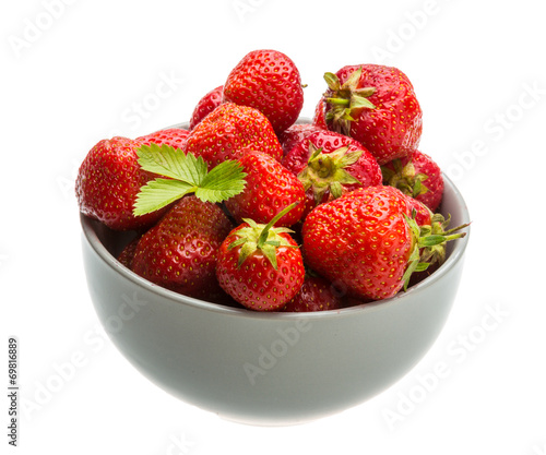 Strawberry in the bowl