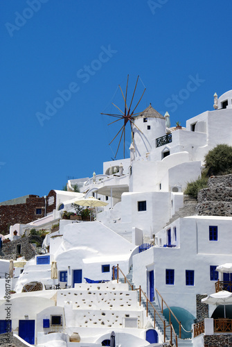 Architecture on Santorini island, Greece