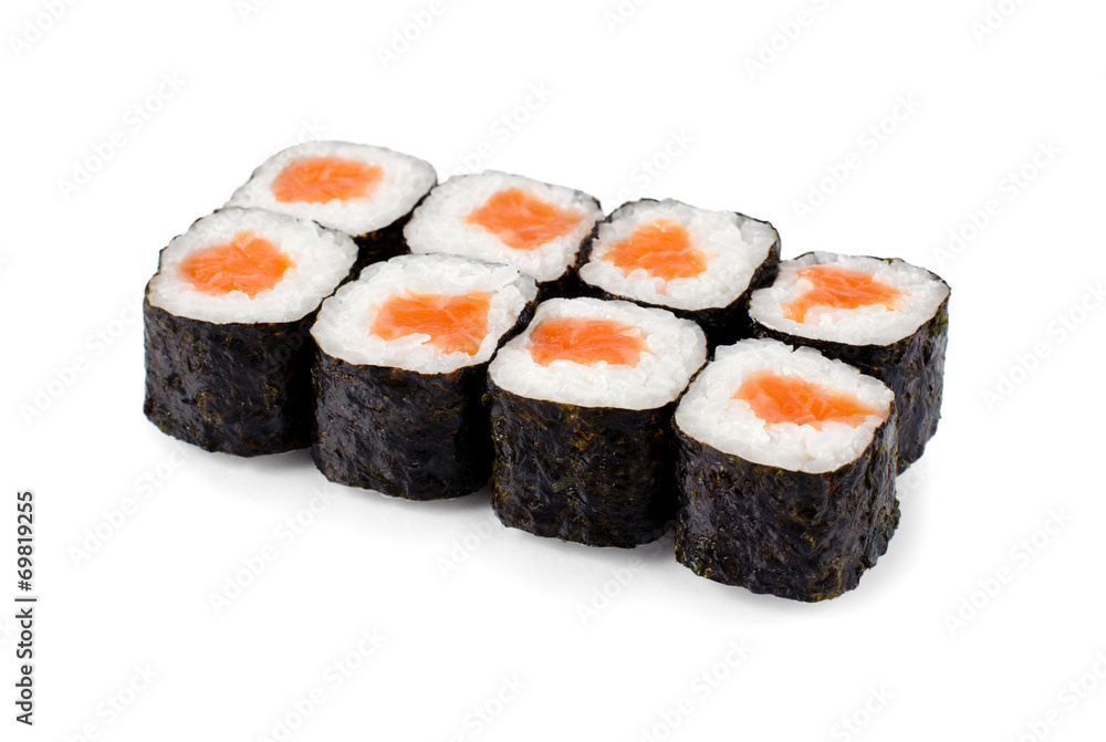 Sushi on a light background Sushi on a light background