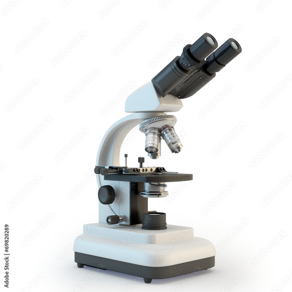 Illustration of microscope Illustration of microscope